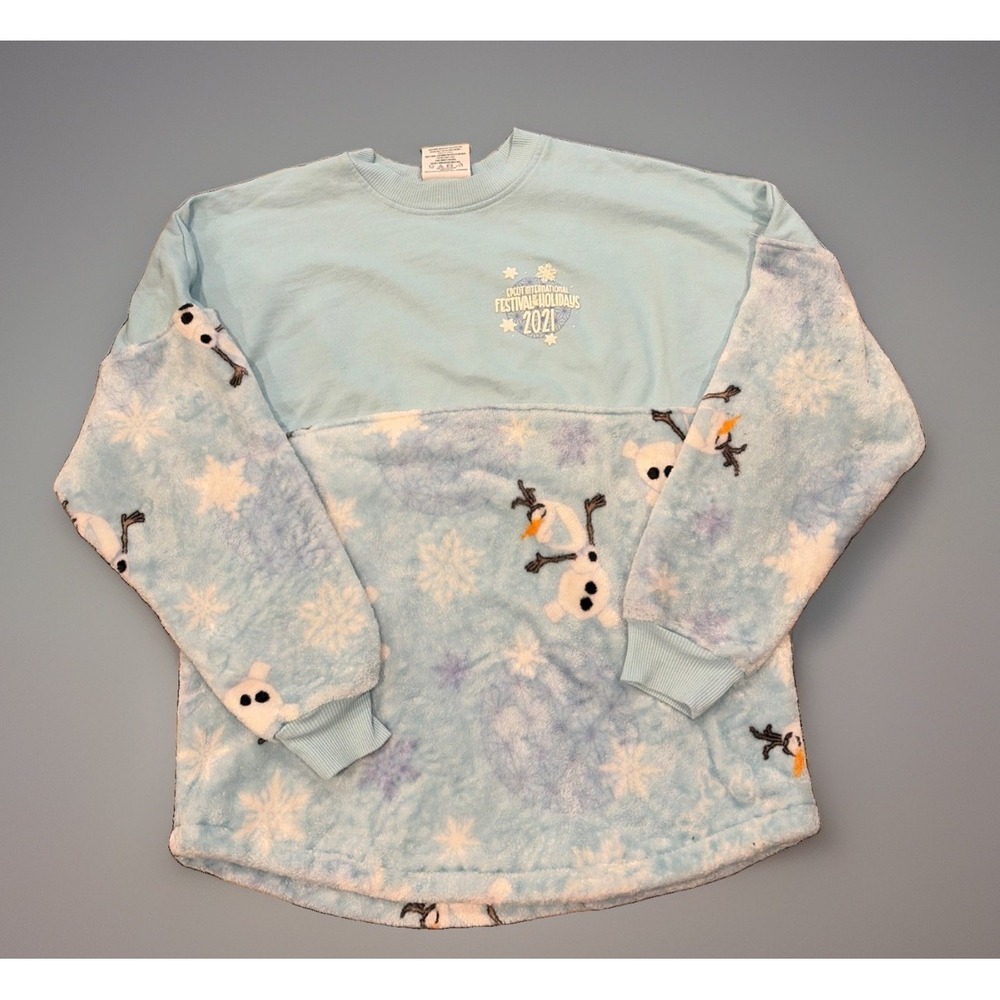 Disney Spirit Jersey 2021 Epcot Festival of the Holidays Olaf Frozen Size Medium